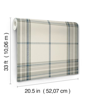 4147-27387 - Westley Moss Plaid Wallpaper-Haberdashery by A Street