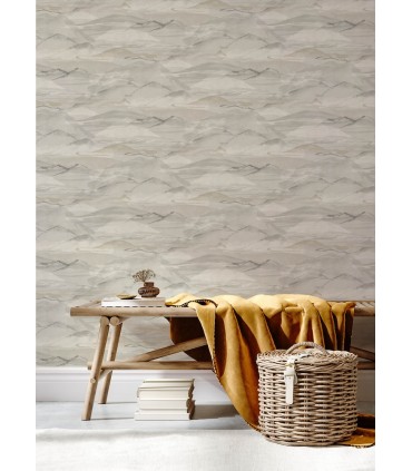 4142-72626 - Bozeman Mountains Grey Wallpaper-Chesapeake