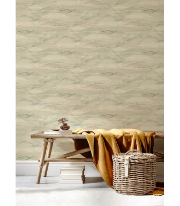 4142-72624 - Bozeman Mountains Moss Wallpaper-Chesapeake