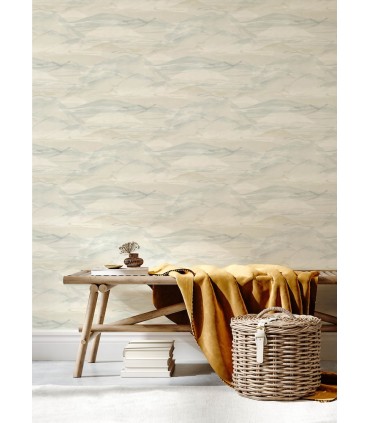 4142-72625 - Bozeman Mountains Sky Blue Wallpaper-Chesapeake