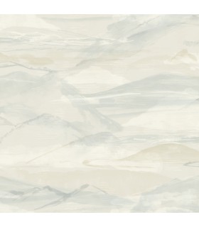 4142-72625 - Bozeman Mountains Sky Blue Wallpaper-Chesapeake