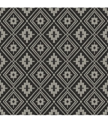 4142-72656 - Camp Blanket Black Wallpaper-Chesapeake