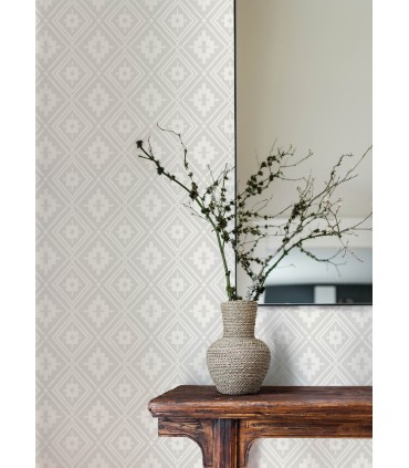 4142-72661 - Camp Blanket Cream Wallpaper-Chesapeake