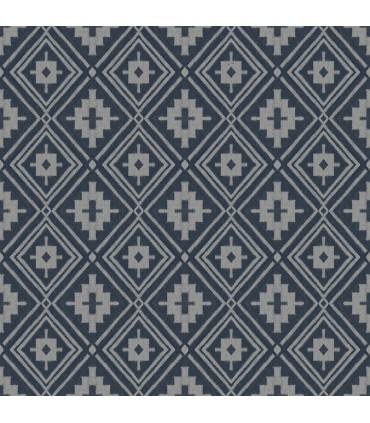 4142-72657 - Camp Blanket Dark Blue Wallpaper-Chesapeake