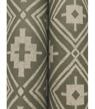 4142-72658 - Camp Blanket Green Wallpaper-Chesapeake