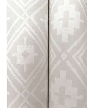 4142-72659 - Camp Blanket Silver Wallpaper-Chesapeake