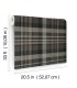 4142-72632 - Dutton Plaid Charcoal Wallpaper-Chesapeake