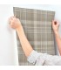4142-72633 - Dutton Plaid Light Brown Wallpaper-Chesapeake