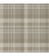 4142-72633 - Dutton Plaid Light Brown Wallpaper-Chesapeake