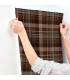 4142-72636 - Dutton Plaid Rust Wallpaper-Chesapeake
