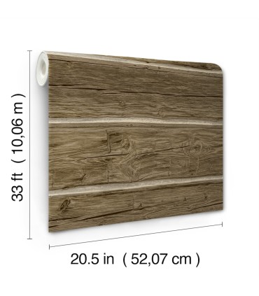 4142-72613 - Lodgepole Dark Brown Wallpaper-Chesapeake