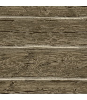 4142-72613 - Lodgepole Dark Brown Wallpaper-Chesapeake