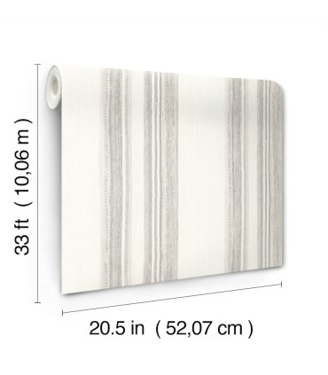 4142-72602 - Loom Spun Grey Wallpaper-Chesapeake
