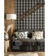 4142-72622 - Lumberjack Black Wallpaper-Chesapeake