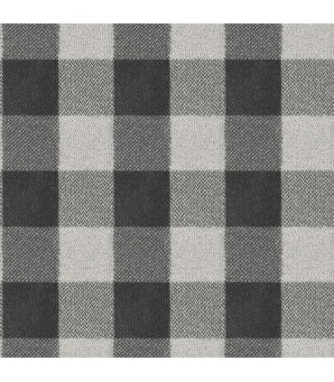 4142-72622 - Lumberjack Black Wallpaper-Chesapeake