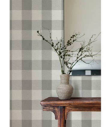 4142-72623 - Lumberjack Grey Wallpaper-Chesapeake