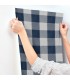 4142-72620 - Lumberjack Navy Wallpaper-Chesapeake