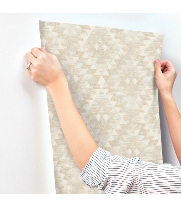 4142-72603 - Montana Beige Wallpaper-Chesapeake