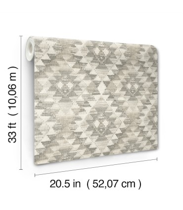 4142-72604 - Montana Charcoal Wallpaper-Chesapeake