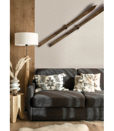 4142-72650 - Plaited Grass Cream Wallpaper-Chesapeake