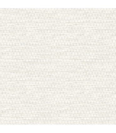 4142-72651 - Plaited Grass White Wallpaper-Chesapeake