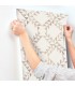 4142-72629 - Scrap Quilt Brown Wallpaper-Chesapeake