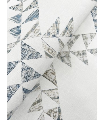 4142-72628 - Scrap Quilt Denim Wallpaper-Chesapeake