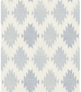 4142-72663 - Stitched Heirloom Indigo Wallpaper-Chesapeake
