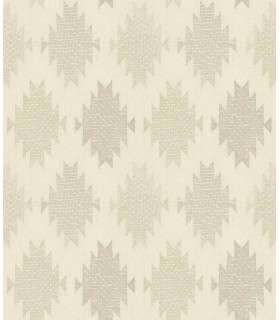 4142-72662 - Stitched Heirloom Khaki Wallpaper-Chesapeake