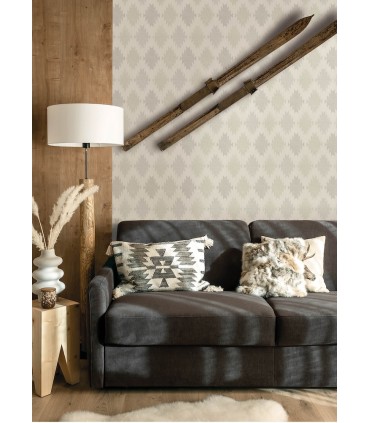 4142-72665 - Stitched Heirloom Moss Wallpaper-Chesapeake