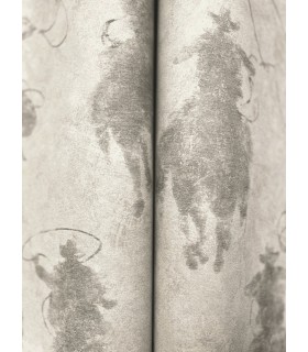 4142-72639 - Stockman Silhouette Grey Wallpaper-Chesapeake