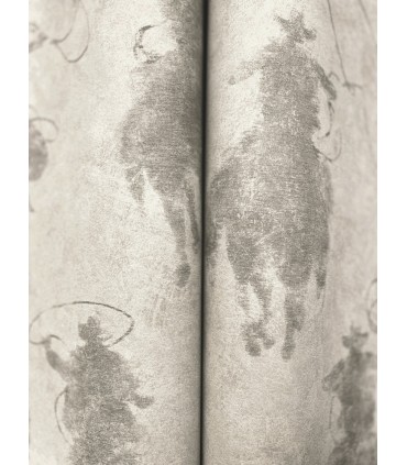 4142-72639 - Stockman Silhouette Grey Wallpaper-Chesapeake