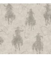 4142-72639 - Stockman Silhouette Grey Wallpaper-Chesapeake