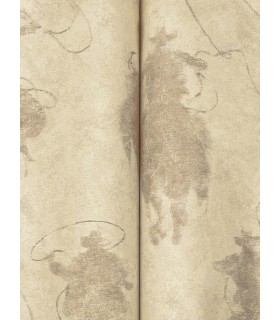 4142-72640 - Stockman Silhouette Khaki Wallpaper-Chesapeake