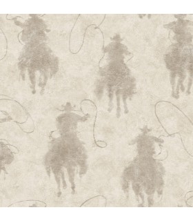 4142-72638 - Stockman Silhouette Light Grey Wallpaper-Chesapeake