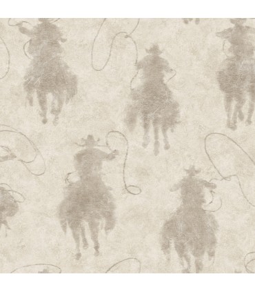 4142-72638 - Stockman Silhouette Light Grey Wallpaper-Chesapeake