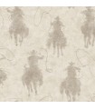 4142-72638 - Stockman Silhouette Light Grey Wallpaper-Chesapeake