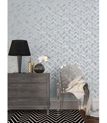 G67711 - Glitter Chevrons Wallpaper-Special FX 2 by Galerie
