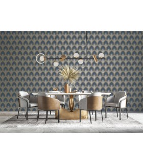G68083 - Nouveau Scallop Wallpaper-Special FX 2 by Galerie