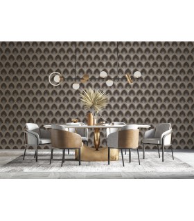 G68087 - Nouveau Scallop Wallpaper-Special FX 2 by Galerie