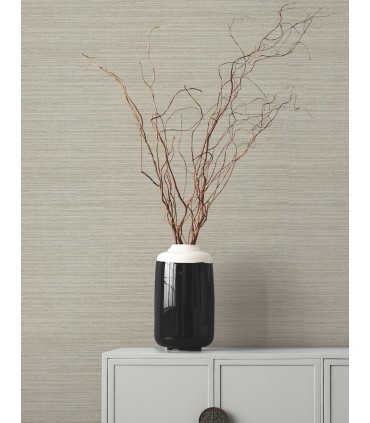 ZA8093N - Amyra Silk Almond Wallpaper-Tea Garden 2