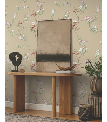 ZA8073 - April Blossom Sand Wallpaper-Tea Garden 2