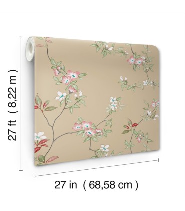 ZA8073 - April Blossom Sand Wallpaper-Tea Garden 2