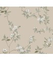 ZA8075 - April Blossom Taupe Wallpaper-Tea Garden 2