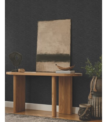 ZA8013 - Daystone Black Wallpaper-Tea Garden 2