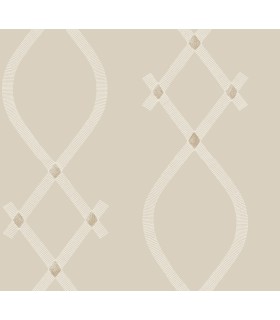 ZA8034 - Ellena Beige Wallpaper-Tea Garden 2