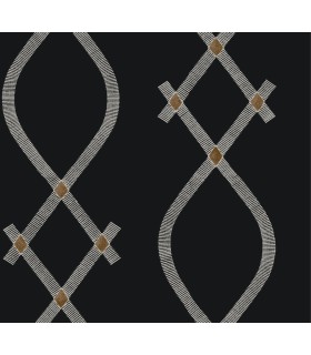 ZA8031 - Ellena Black Wallpaper-Tea Garden 2