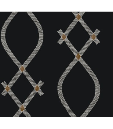 ZA8031 - Ellena Black Wallpaper-Tea Garden 2