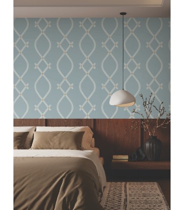 ZA8035 - Ellena Blue Wallpaper-Tea Garden 2