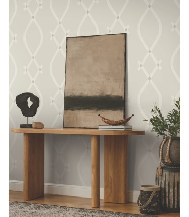 ZA8033 - Ellena Light Grey Wallpaper-Tea Garden 2